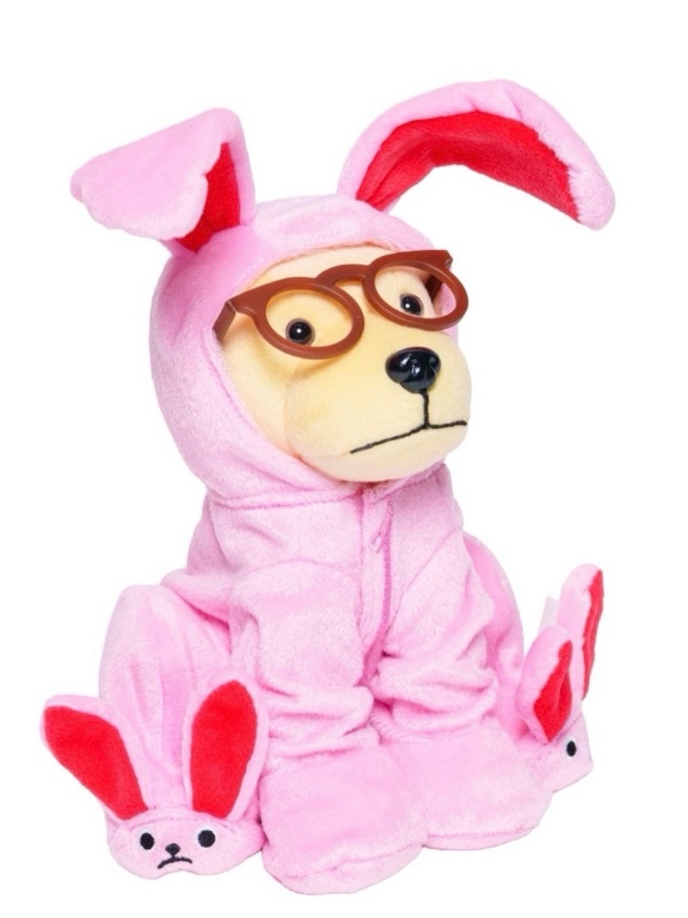 Raising Cane's A Christmas Story Pink Bunny Cane  Dog Plush Collectible 2025 New